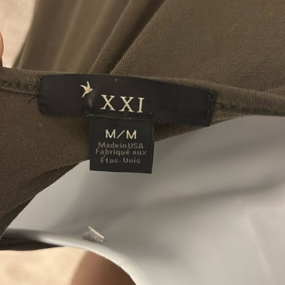 XXI 21  olive green  the LuxeLift tank top M - Picture 6 of 11